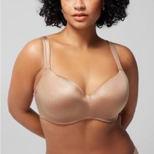 Soma Stunning Support Smooth Balconette Bra 36DD 36E Dusty Pink Wired